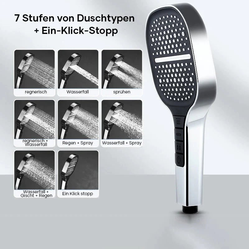 Luxury Square Handheld Shower Head - Enhance Your Shower Experience