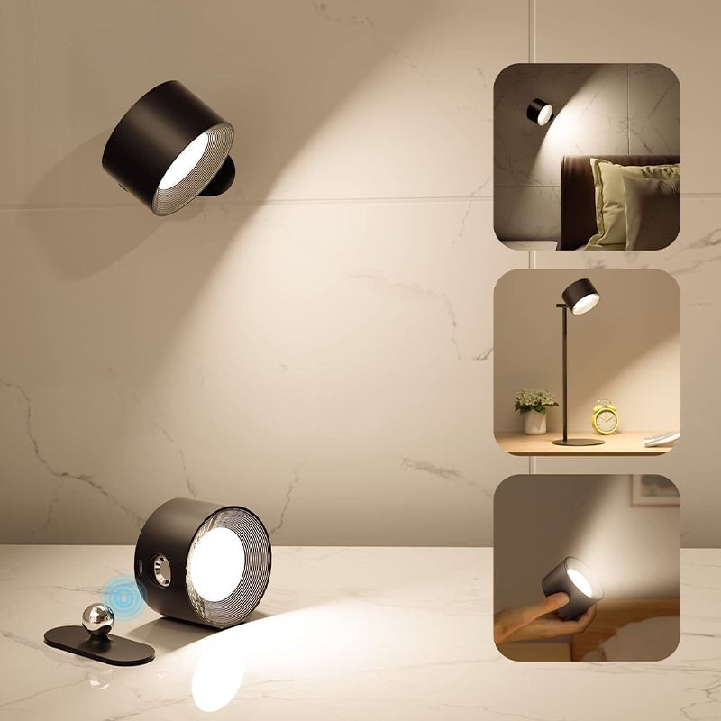 Rechargeable Bedside Lamp - Modern, Touch-Activated, Wireless Ambiance Light