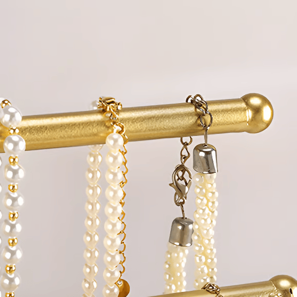 Elegant Four-Tiered Jewelry Organizer Tree Stand